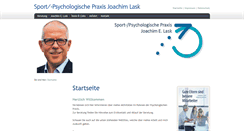 Desktop Screenshot of praxislask.de